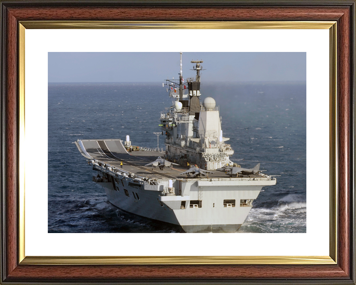 HMS Ark Royal R07 Invincible Class Aircraft Carrier March 2010 Port Quarter