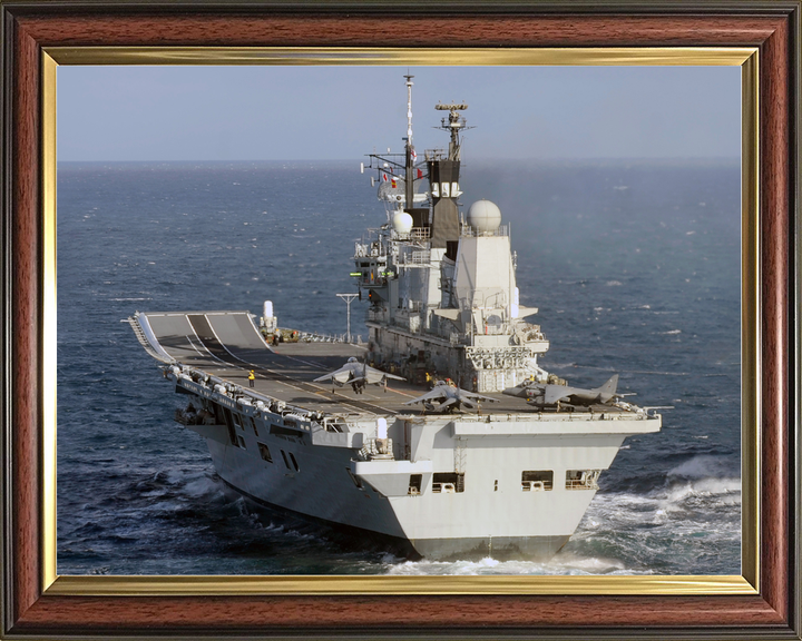 HMS Ark Royal R07 Invincible Class Aircraft Carrier March 2010 Port Quarter