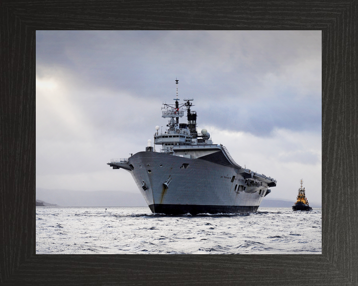 HMS Ark Royal R07 Invincible Class Aircraft Carrier November 2010 Port Bow View