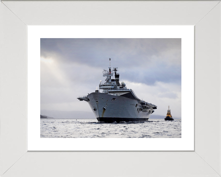 HMS Ark Royal R07 Invincible Class Aircraft Carrier November 2010 Port Bow View
