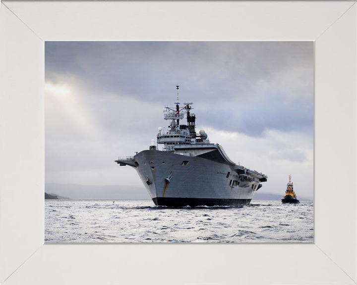 HMS Ark Royal R07 Invincible Class Aircraft Carrier November 2010 Port Bow View