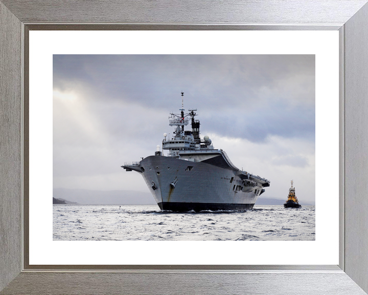 HMS Ark Royal R07 Invincible Class Aircraft Carrier November 2010 Port Bow View