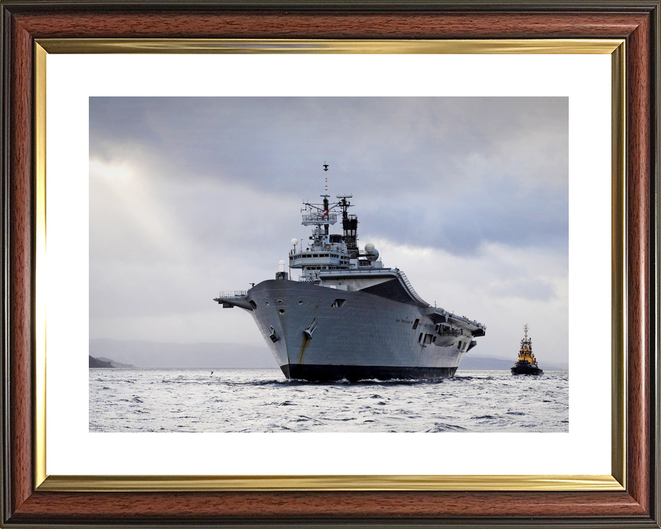 HMS Ark Royal R07 Invincible Class Aircraft Carrier November 2010 Port Bow View