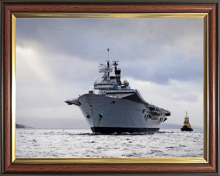 HMS Ark Royal R07 Invincible Class Aircraft Carrier November 2010 Port Bow View
