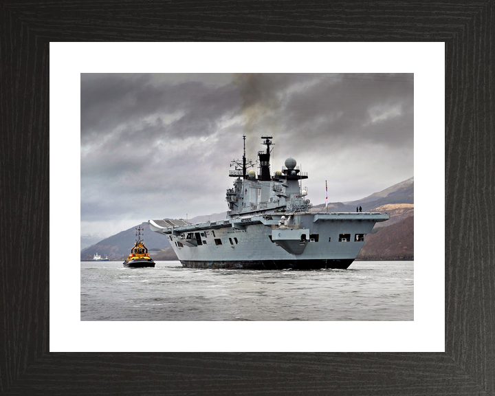 HMS Illustrious R06 Invincible Class Aircraft Carrier February 2012 Port Quarter