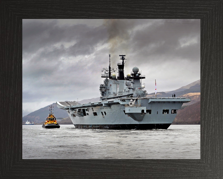 HMS Illustrious R06 Invincible Class Aircraft Carrier February 2012 Port Quarter