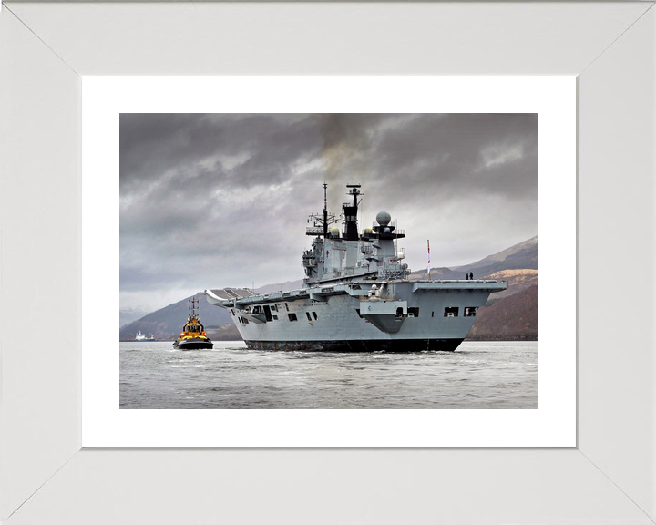HMS Illustrious R06 Invincible Class Aircraft Carrier February 2012 Port Quarter