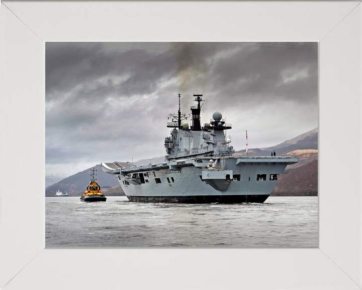 HMS Illustrious R06 Invincible Class Aircraft Carrier February 2012 Port Quarter
