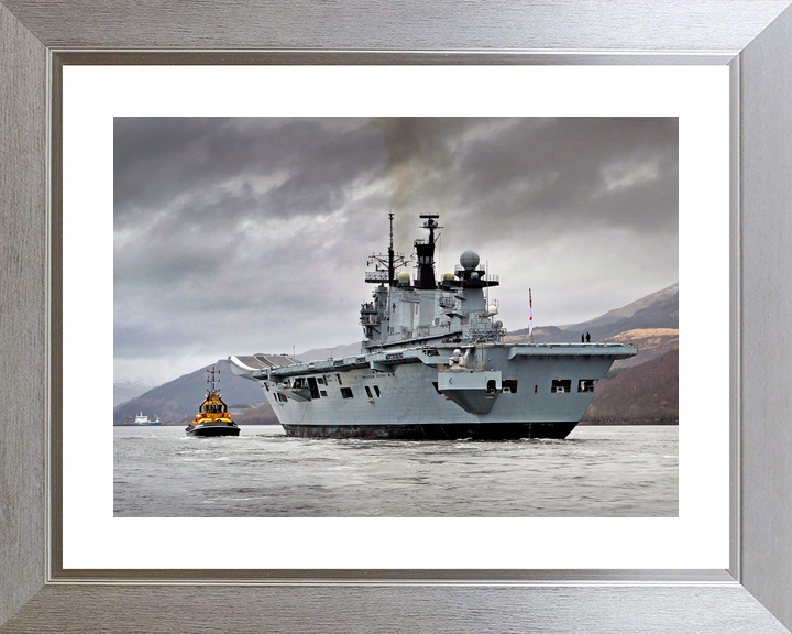 HMS Illustrious R06 Invincible Class Aircraft Carrier February 2012 Port Quarter
