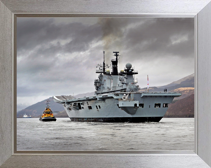 HMS Illustrious R06 Invincible Class Aircraft Carrier February 2012 Port Quarter