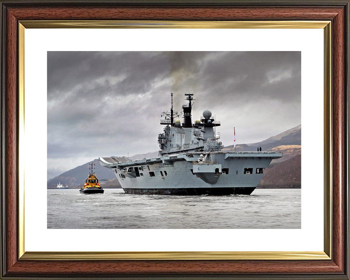 HMS Illustrious R06 Invincible Class Aircraft Carrier February 2012 Port Quarter