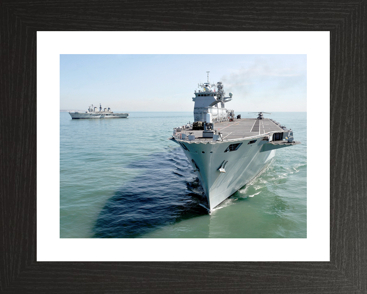 HMS Ocean L12 Landing Platform Helicopter July 2014 Handover