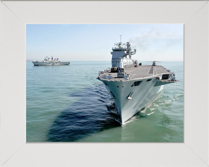 HMS Ocean L12 Landing Platform Helicopter July 2014 Handover