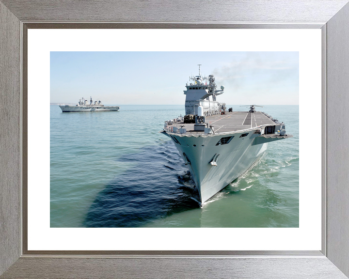 HMS Ocean L12 Landing Platform Helicopter July 2014 Handover