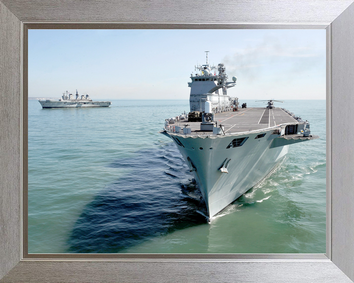 HMS Ocean L12 Landing Platform Helicopter July 2014 Handover