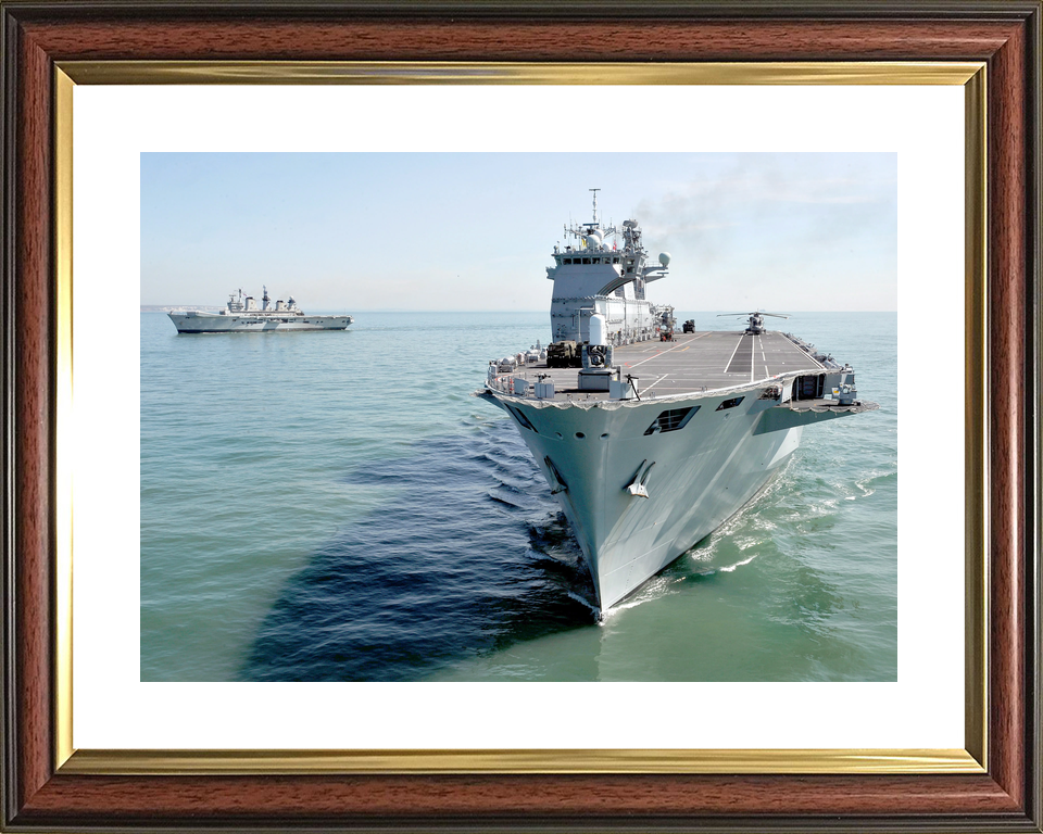 HMS Ocean L12 Landing Platform Helicopter July 2014 Handover