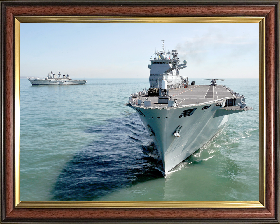 HMS Ocean L12 Landing Platform Helicopter July 2014 Handover