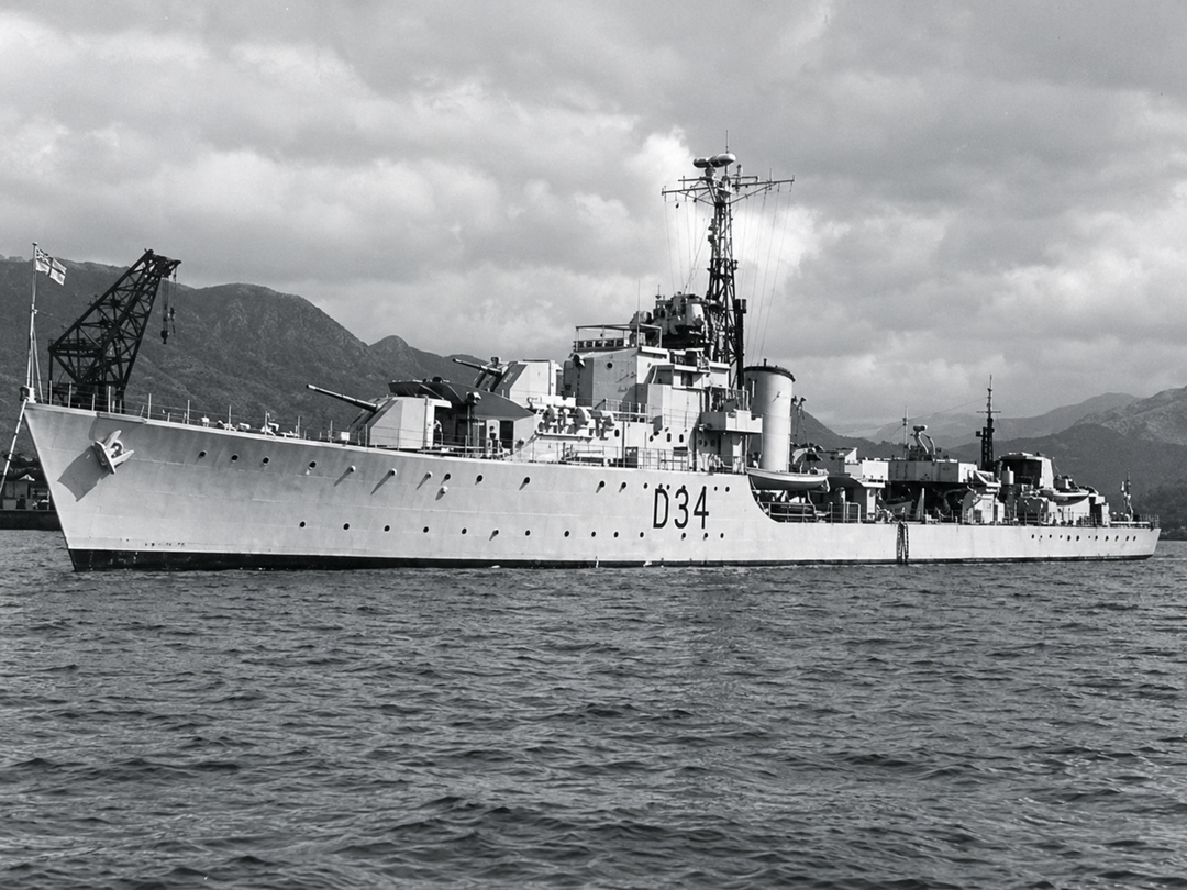 HMS Cockade D34 C Class Destroyer July 1950