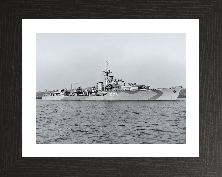 HMS Virago R75 V Class Destroyer October 1943