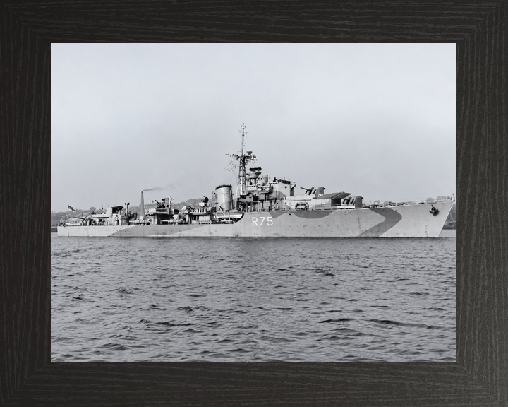 HMS Virago R75 V Class Destroyer October 1943