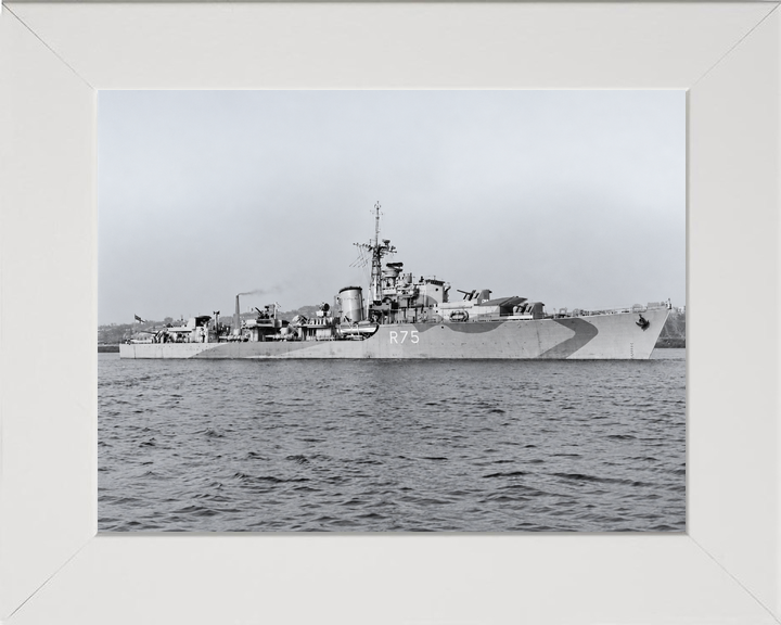 HMS Virago R75 V Class Destroyer October 1943