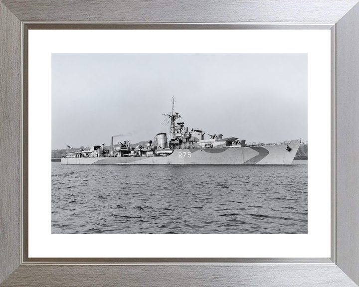 HMS Virago R75 V Class Destroyer October 1943