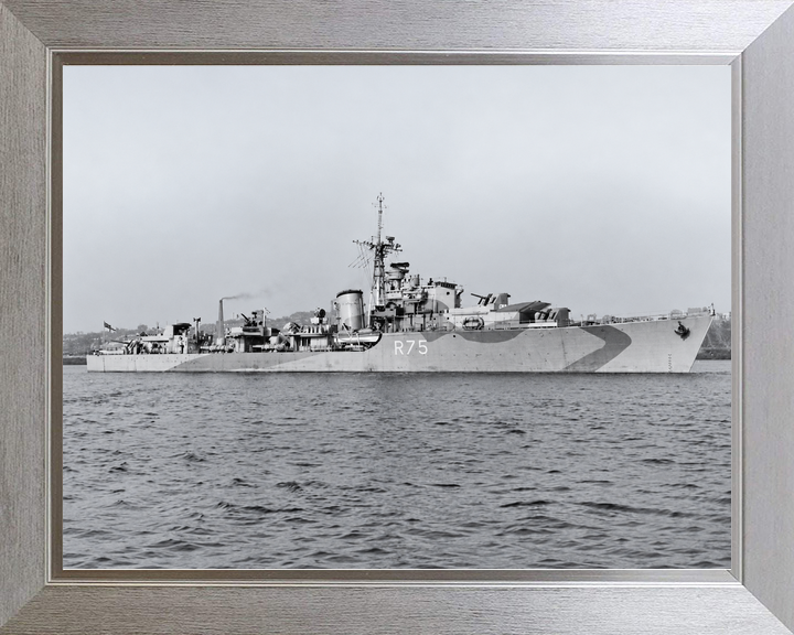 HMS Virago R75 V Class Destroyer October 1943