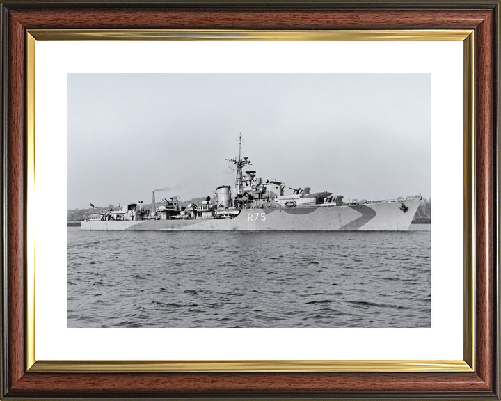 HMS Virago R75 V Class Destroyer October 1943