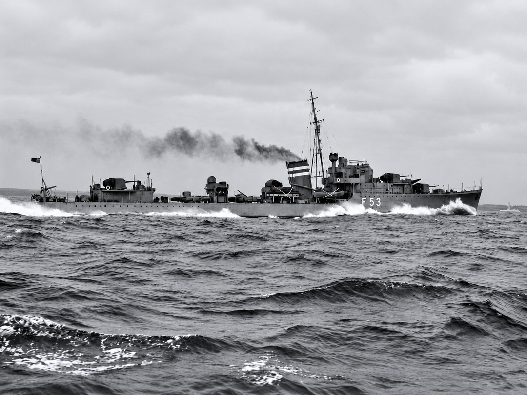 HMS Janus F53 J Class Destroyer August 1939 Sea Trials