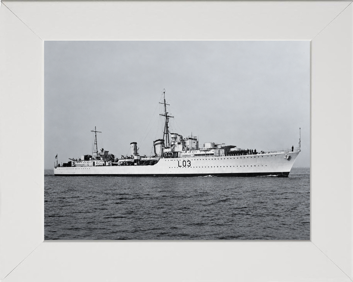 HMS Cossack L03 Tribal Class Destroyer 1938