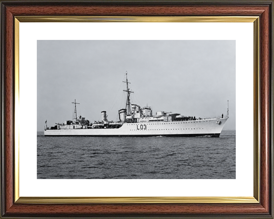 HMS Cossack L03 Tribal Class Destroyer 1938