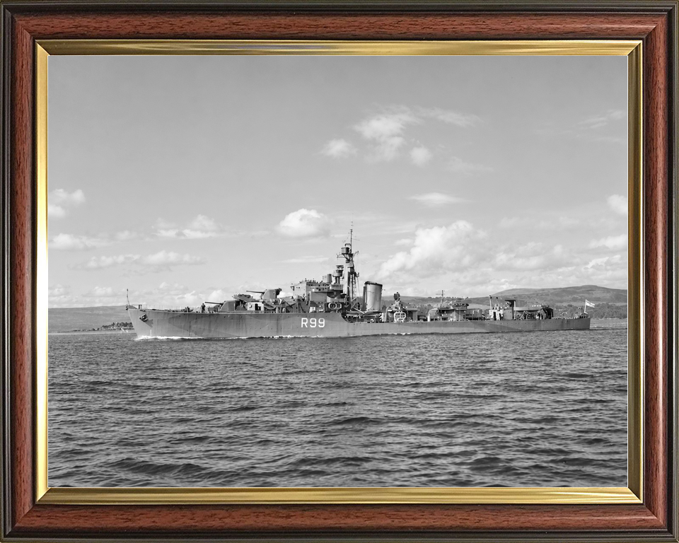 HMS Urchin R99 U Class Destroyer September 1943