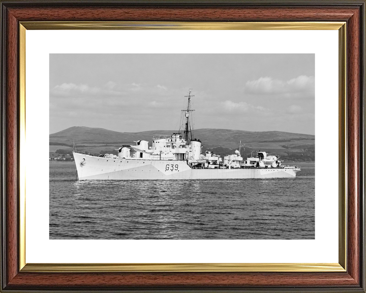 HMS Obdurate G39 O Class Destroyer August 1942