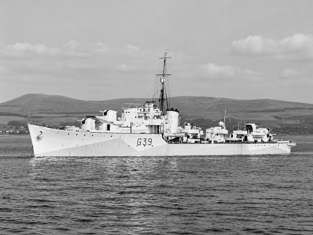 HMS Obdurate G39 O Class Destroyer August 1942
