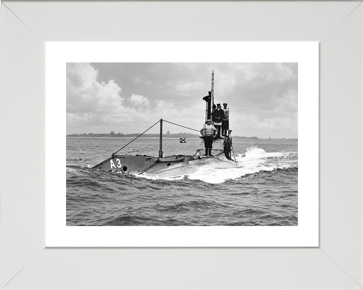 HMS A3 A Class Submarine 1903 to 1912