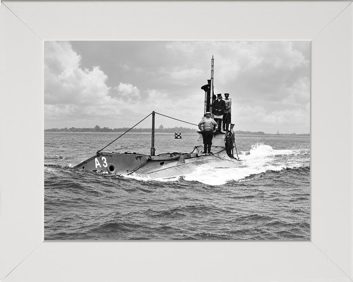 HMS A3 A Class Submarine 1903 to 1912