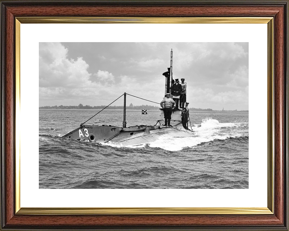 HMS A3 A Class Submarine 1903 to 1912