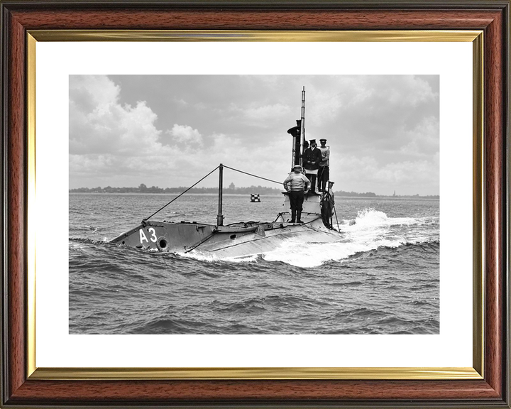 HMS A3 A Class Submarine 1903 to 1912