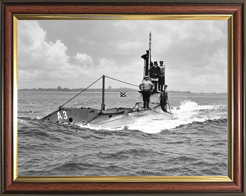 HMS A3 A Class Submarine 1903 to 1912