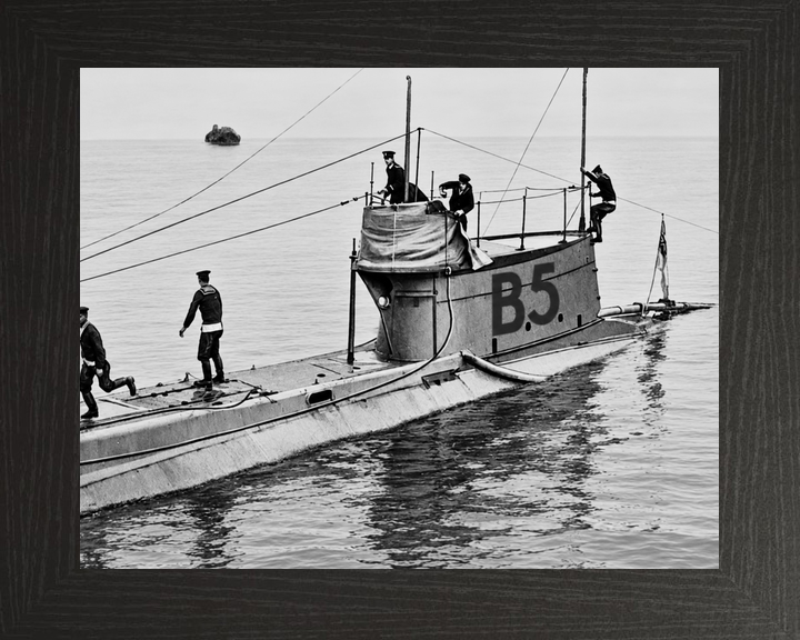 HMS B5 B Class Submarine 1906 to 1921