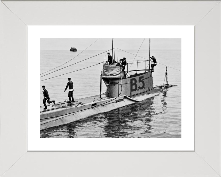 HMS B5 B Class Submarine 1906 to 1921