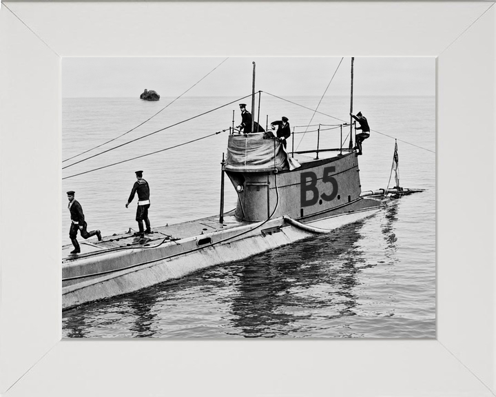 HMS B5 B Class Submarine 1906 to 1921