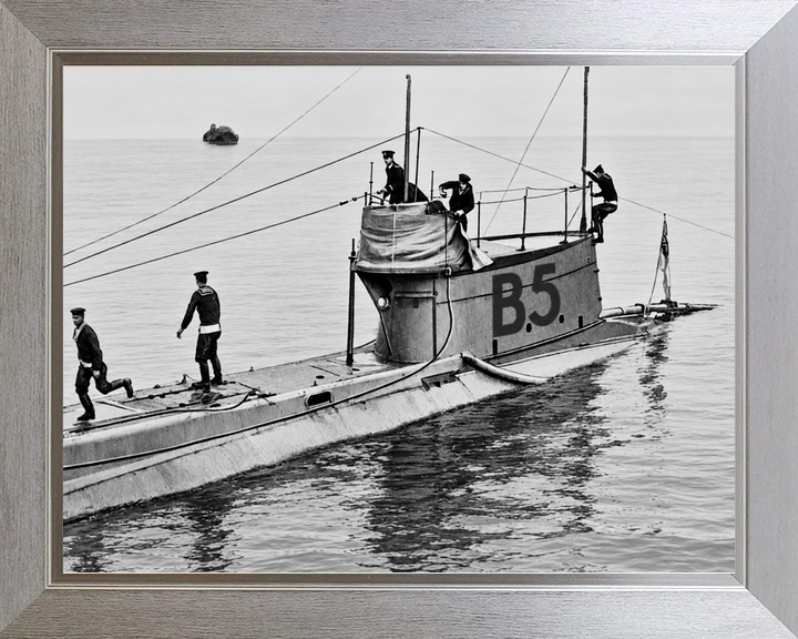 HMS B5 B Class Submarine 1906 to 1921