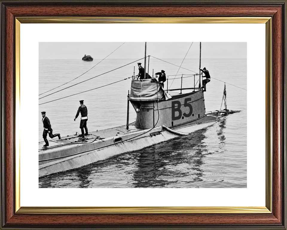 HMS B5 B Class Submarine 1906 to 1921