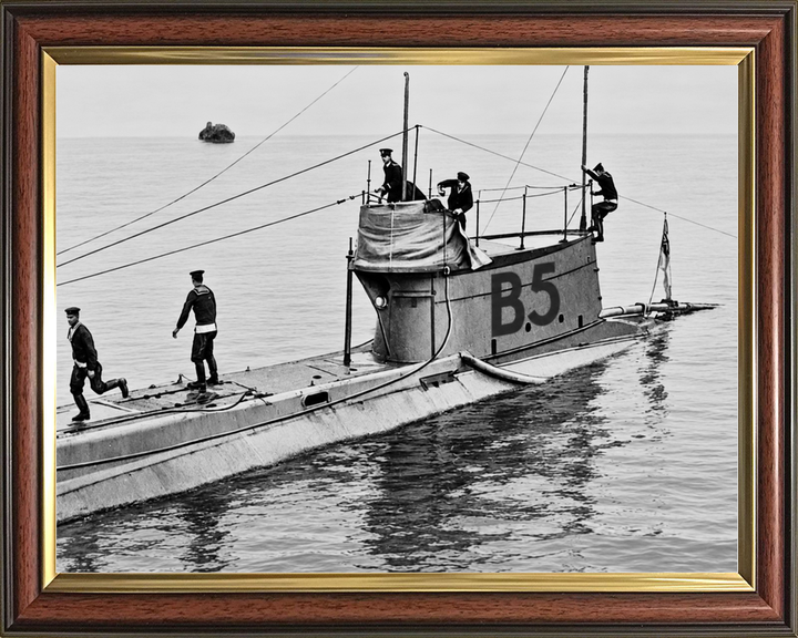 HMS B5 B Class Submarine 1906 to 1921