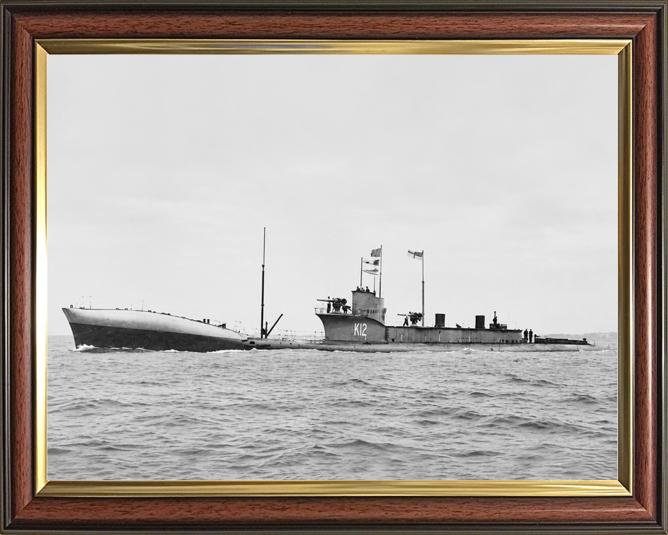HMS K12 K Class Submarine c1924