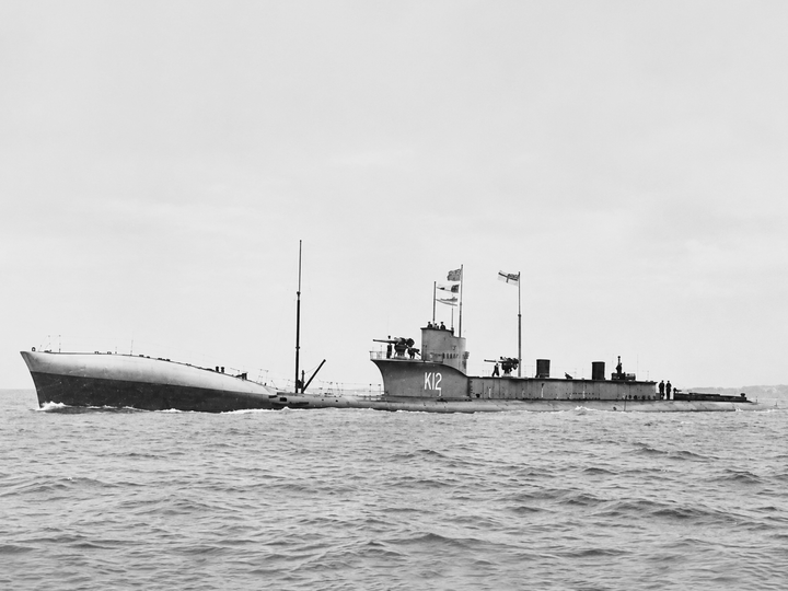 HMS K12 K Class Submarine c1924