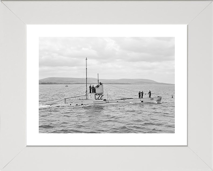 HMS C22 C Class Submarine 1909 to 1919