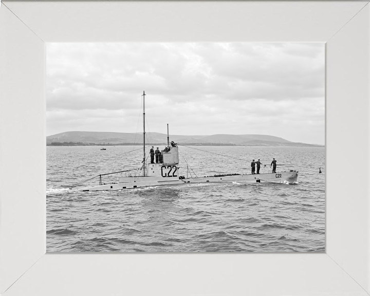 HMS C22 C Class Submarine 1909 to 1919