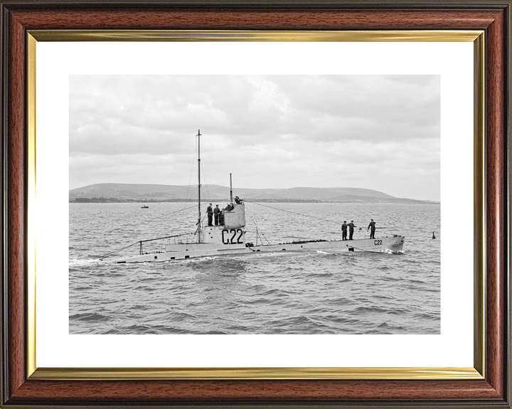 HMS C22 C Class Submarine 1909 to 1919